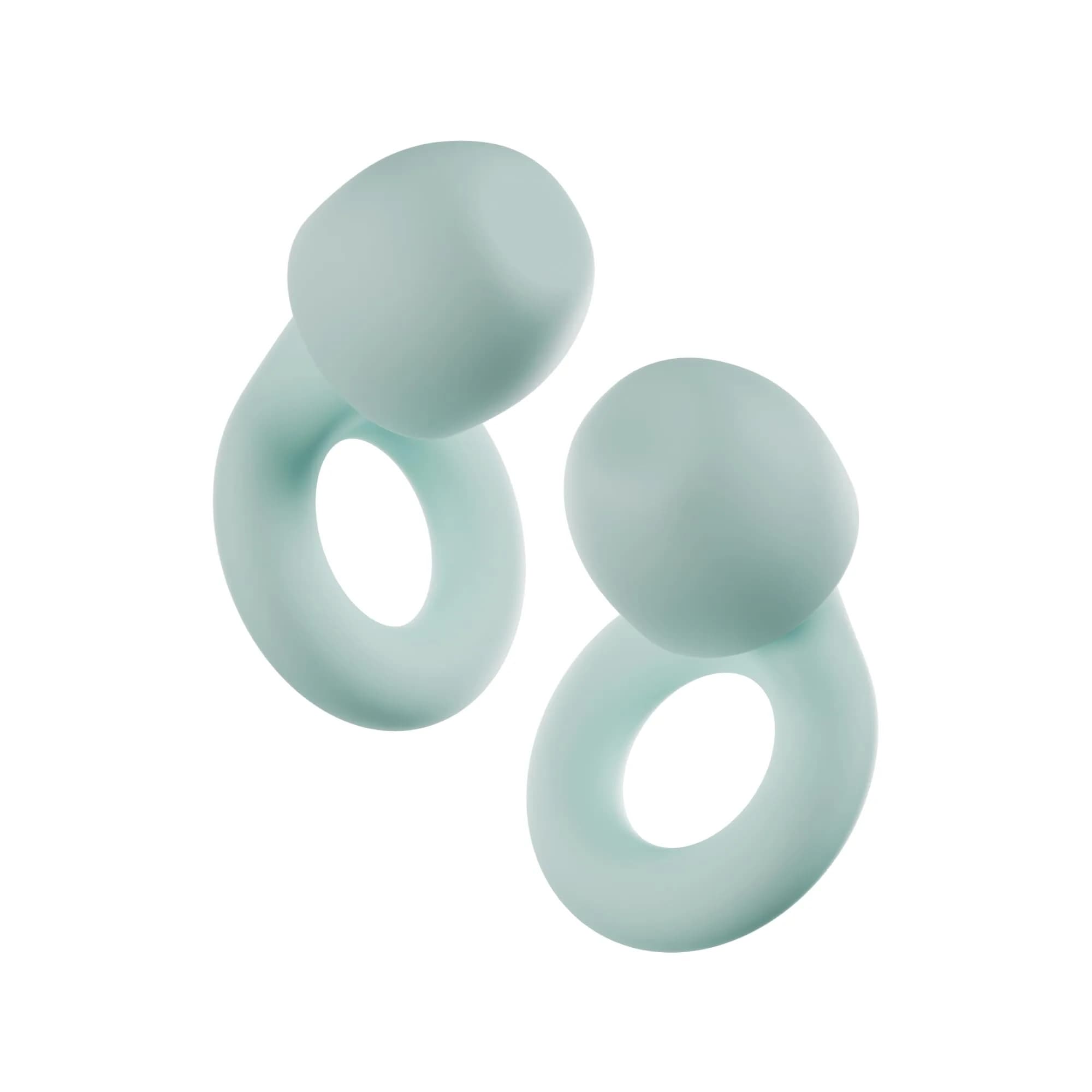 Loop Quiet 2 Ear Plugs Mint | 24dB SNR Noise Reduction, Reusable Silicone for Sleep & Focus