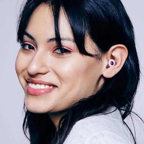 Loop Quiet 2 Ear Plugs - Violet, 24dB SNR | Ultra-Comfy Reusable Hearing Protection for Sleep thumbnail 4