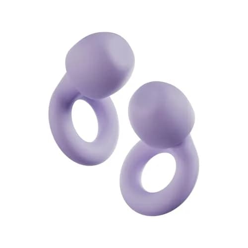 Loop Quiet 2 Ear Plugs - Violet, 24dB SNR | Ultra-Comfy Reusable Hearing Protection for Sleep thumbnail 1