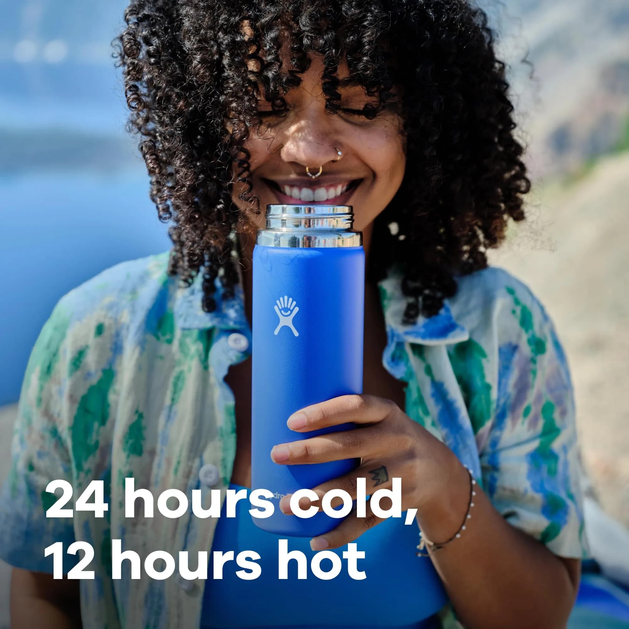 Hydro Flask 32 Oz Moonshadow Wide Mouth Water Bottle | Insulated Stainless Steel, Leakproof thumbnail 3