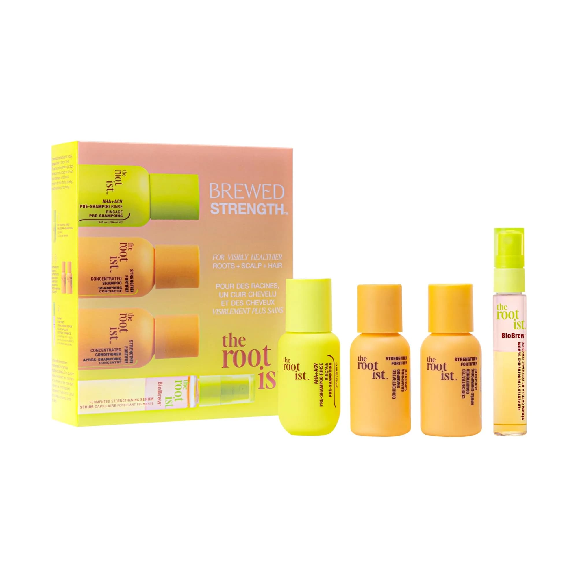 THE ROOTIST Hair Care Mini Kit 4-Piece Travel Set | All Hair Types, Sulfate-Free, 0.02 Fl Oz (Pack of 2) — Multicolor