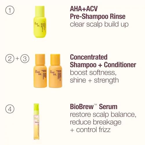 THE ROOTIST Hair Care Mini Kit 4-Piece Travel Set | All Hair Types, Sulfate-Free, 0.02 Fl Oz (Pack of 2) thumbnail 2