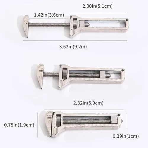 ORLUK Compact Titanium Multitool - Mini Wrench, Bottle Opener, Caliper | Portable & Multifunctional thumbnail 8