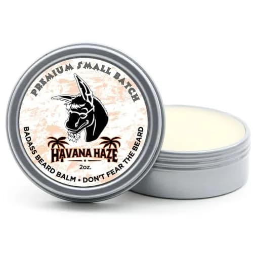 Badass Beard Care Beard Balm - The Havana Haze, 2 Ounce | All Natural Ingredients, Promotes Healthy Beard & Skin thumbnail 4