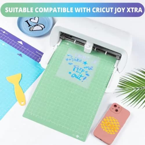 HTVRONT Cutting Mats for Cricut Joy Xtra, 3 Pack (8.5x12in / 21.6x30.5cm) | Standard, Light, Strong Grip Adhesives thumbnail 7