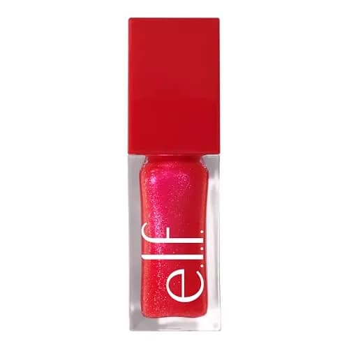 e.l.f. Jelly Pop Glow Reviver Lip Oil, Watermelon Pink 0.25 Fl Oz (7.4 ml) | Vegan & Cruelty-Free thumbnail 6
