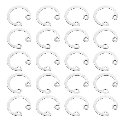 uxcell 20Pcs 9mm Internal Retaining Ring Circlip | Stainless Steel, Corrosion-Resistant, 20 Pack thumbnail 1