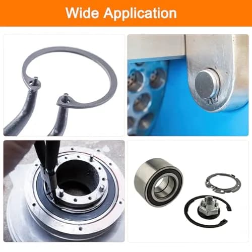 uxcell 20Pcs 9mm Internal Retaining Ring Circlip | Stainless Steel, Corrosion-Resistant, 20 Pack thumbnail 6