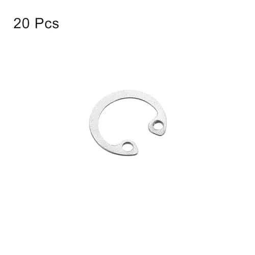 uxcell 20Pcs 9mm Internal Retaining Ring Circlip | Stainless Steel, Corrosion-Resistant, 20 Pack thumbnail 3