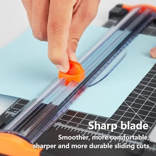 WORKLION Paper Cutter Replacement Blade for Paper, Cardstock, Photo, Vinyl | Safeguard Design, 6 Pack thumbnail 3
