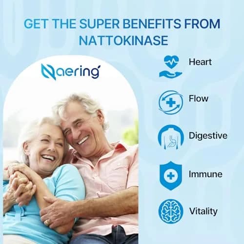 Naering Liposomal Nattokinase 12,000 FU Serrapeptase 360,000 SPU | Advanced Enzyme Supplement for Wellness (70-120 chars) thumbnail 5