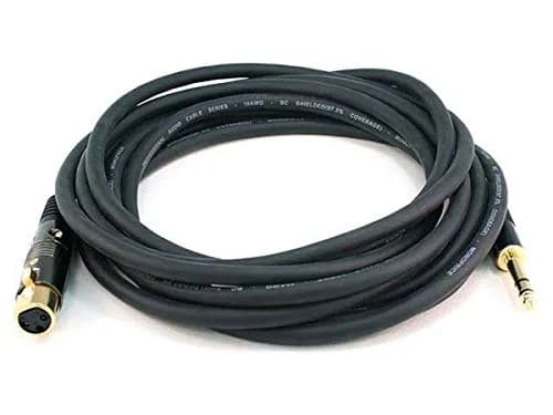 Monoprice Premier Series XLR to 1/4-Inch TRS Audio Cables 4.57 m (15 Ft) | Balanced Pro Audio Signal Transmission thumbnail 7