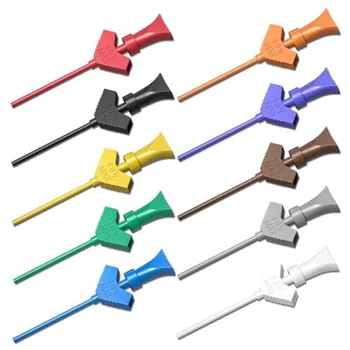 Goupchn SMD IC Test Hook Clips, 10 Colors, 10PCS | Precision Measuring in India thumbnail 1