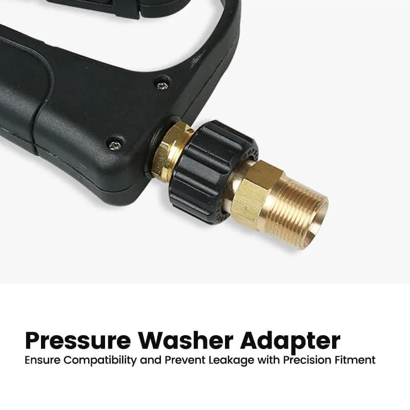 YAFIYGI Pressure Washer Adapter M22 15mm to 14mm | Heavy-Duty Brass, 4500 PSI, Quick Connect thumbnail 6