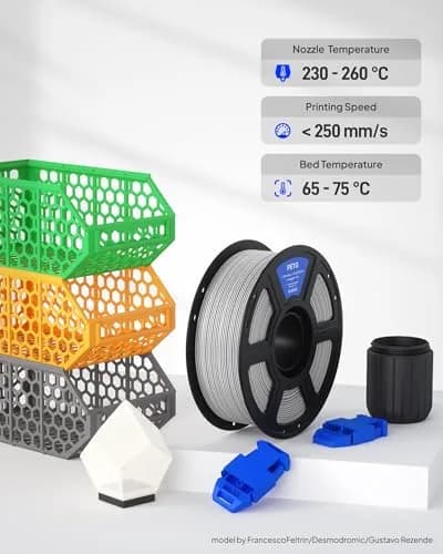 ELEGOO PETG 3D Printer Filament 1.75mm Black 1KG (1000 g) | Tough, Durable, Smooth Printing thumbnail 5
