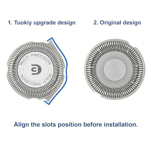 tuokiy SH30 Replacement Heads for Philips Norelco Series 3000, 2000, 1000 Shavers | 6-Piece Set thumbnail 6
