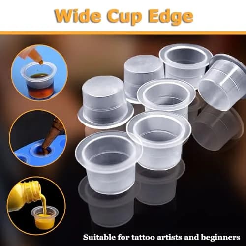 TONBAO Tattoo Ink Mixer Machine Professional Kit with 150 Ink Cups & Holder, 50 Mixing Sticks (Black Mixer, 4.6 x 12.9 cm) thumbnail 5