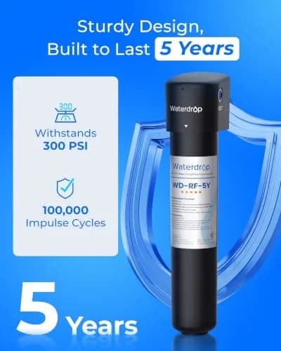 Waterdrop UA-5Y Under Sink Water Filter System 16.7" (42.4 cm) — 5-Year Ultra Long Life, Reduces Lead, Chlorine, Bad Taste & Odor thumbnail 7