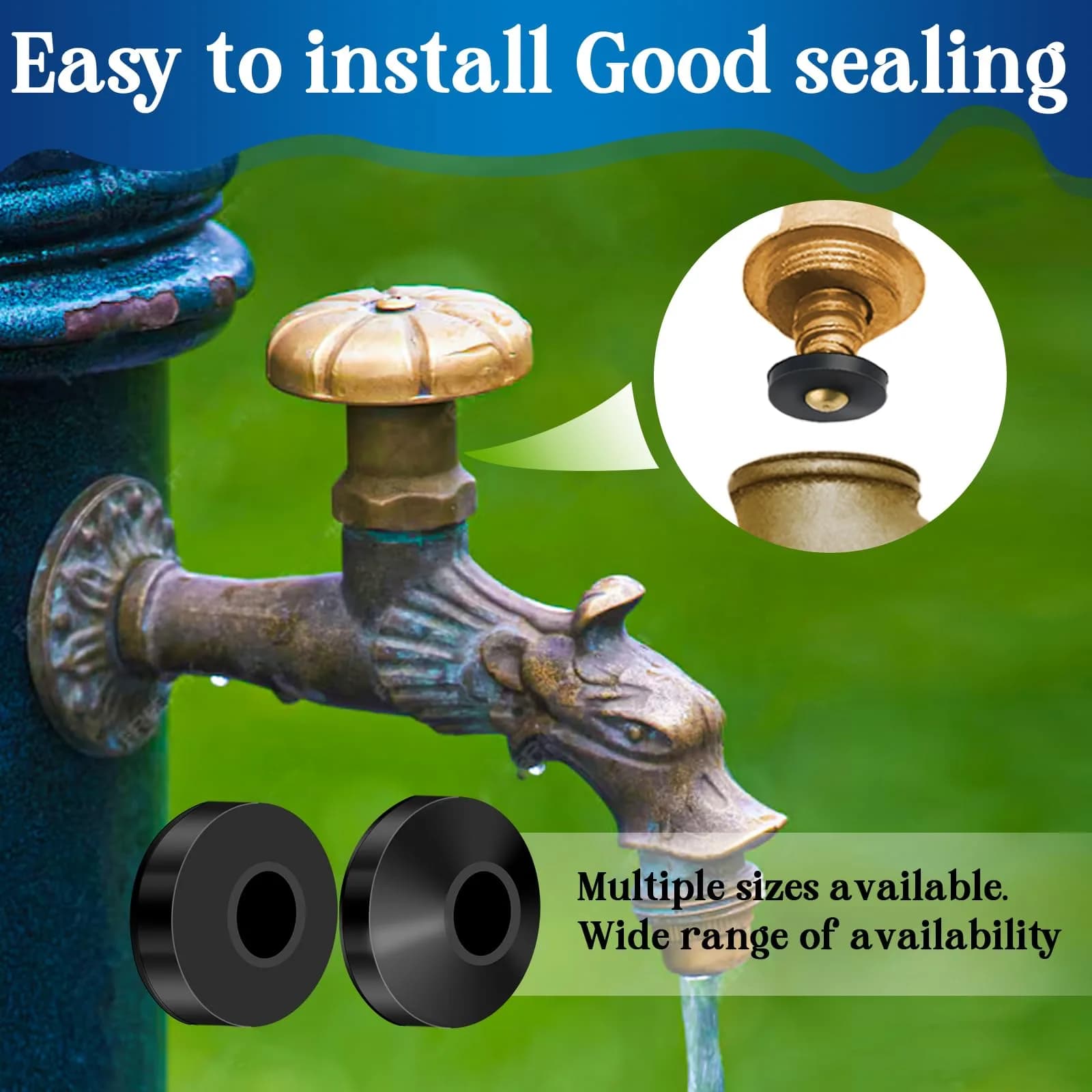 ZDBB 1075 Pcs Rubber Washer & O-Ring Kit | Assorted Sizes for Faucets & Hoses - view 6