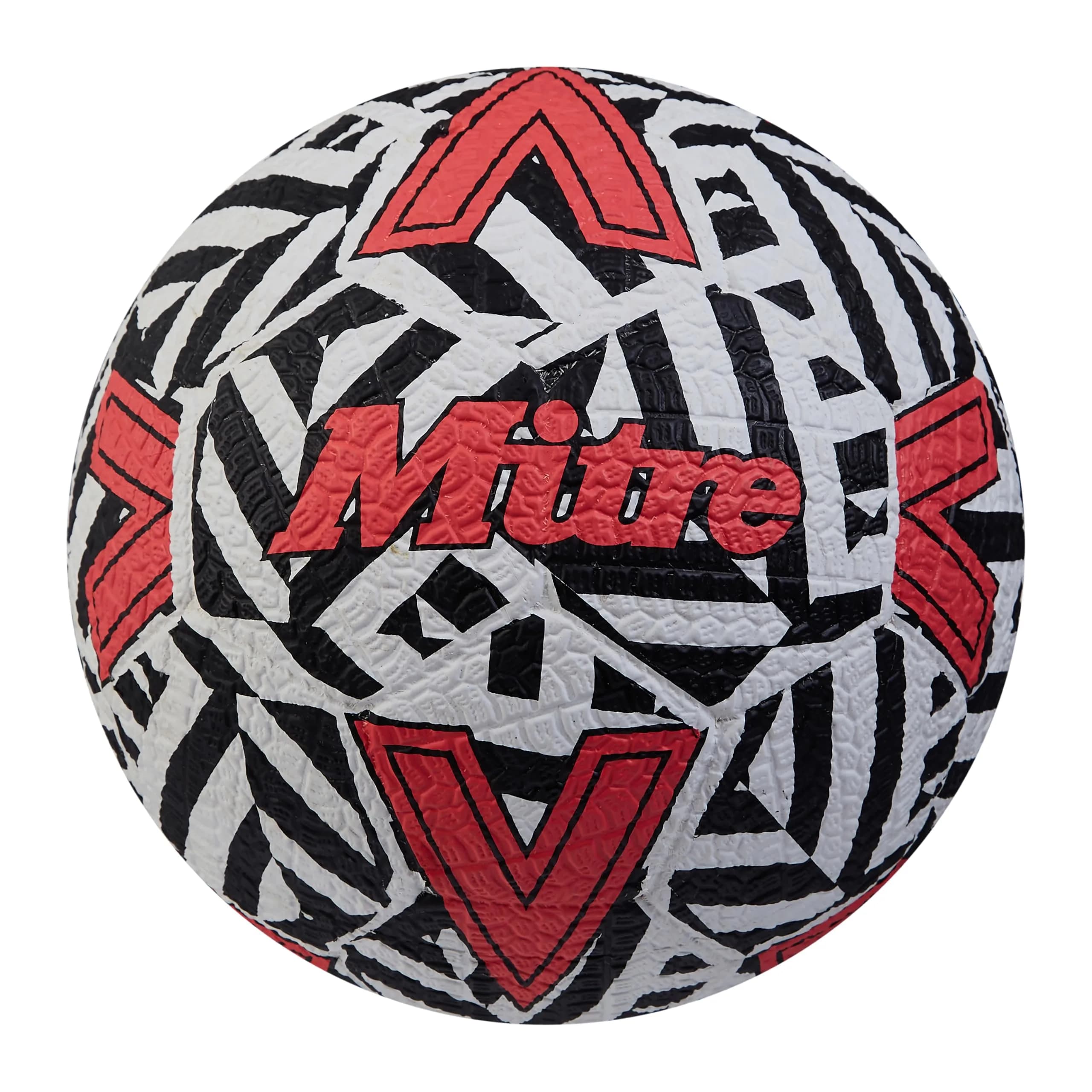 Mitre Recreation Soccer Ball 5 | Heavy-Duty Street Soccer Ball with 32-Panel Stitching