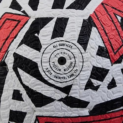 Mitre Recreation Soccer Ball 5 | Heavy-Duty Street Soccer Ball with 32-Panel Stitching thumbnail 4