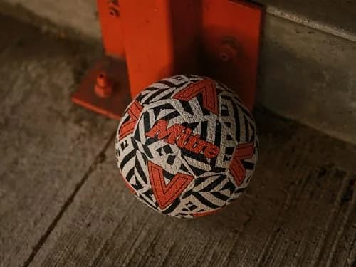 Mitre Recreation Soccer Ball 5 | Heavy-Duty Street Soccer Ball with 32-Panel Stitching thumbnail 5