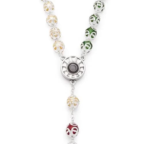 Mondo Cattolico Missionary Rosary Beads 64 cm (25.2 in) | Authentic Vatican-Sourced Prayer Tool thumbnail 3