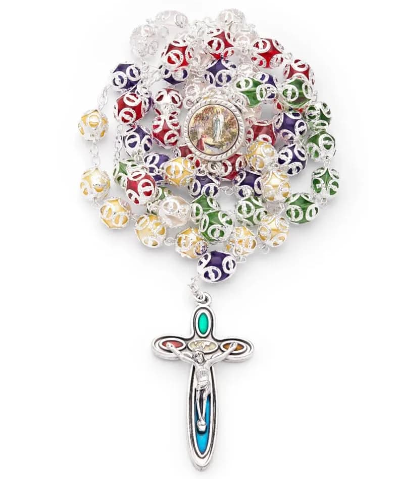 Mondo Cattolico Missionary Rosary Beads 64 cm (25.2 in) | Authentic Vatican-Sourced Prayer Tool - main product image