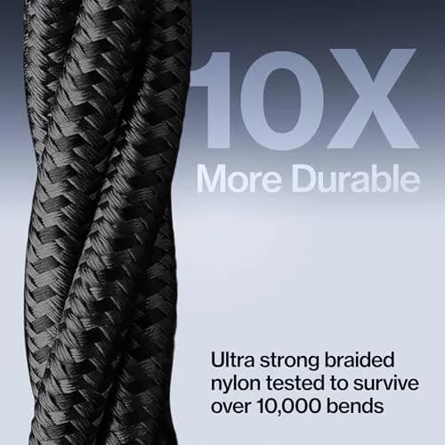 Statik MagStack Pro USB C to USB C Magnetic Charging Cable, 3ft, 100W, Tangle-Free Nylon Braided Design thumbnail 6