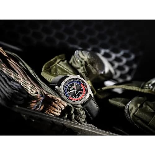 Alpina Men's Swiss Startimer Worldtimer Quartz Watch, Stainless Steel, GMT, Sapphire Crystal | GMT & Worldtimer Functionality thumbnail 2