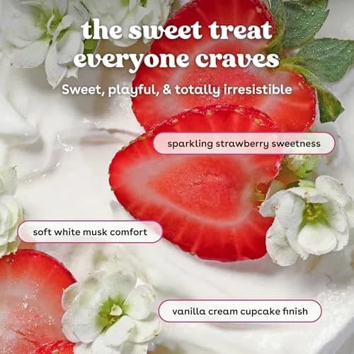 eos Shea Better Body Lotion Strawberry Dream 473ml (16 fl oz) | 24-Hour Moisture for Soft Skin - view 2