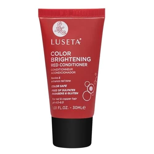 Luseta Red Hair Travel Size Shampoo and Conditioner 1.01oz | Revives & Enhances Fiery Tones thumbnail 4