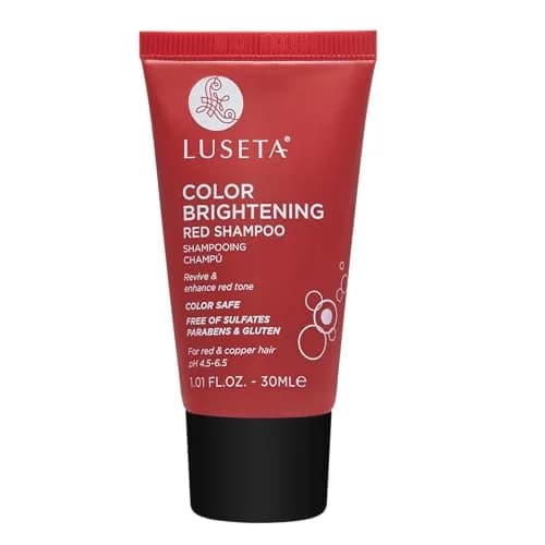 Luseta Red Hair Travel Size Shampoo and Conditioner 1.01oz | Revives & Enhances Fiery Tones thumbnail 3