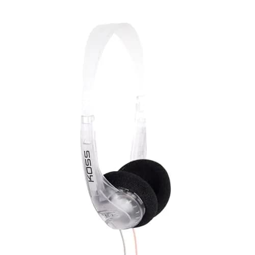 Koss CL/2 Clear Retro 90s Style On-Ear Headphones, Wired Plug | Balanced Sound & Vintage Design thumbnail 1