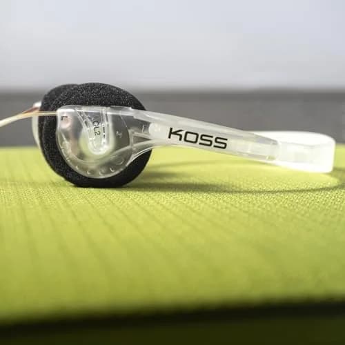 Koss CL/2 Clear Retro 90s Style On-Ear Headphones, Wired Plug | Balanced Sound & Vintage Design thumbnail 4