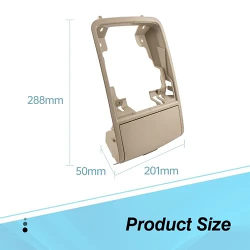 Quealzara Beige Sunglass Box Console Case Holder Compatible with VW Jetta MK6 2011-2018 Passat B7 | Overhead Console Glasses Organizer thumbnail 7