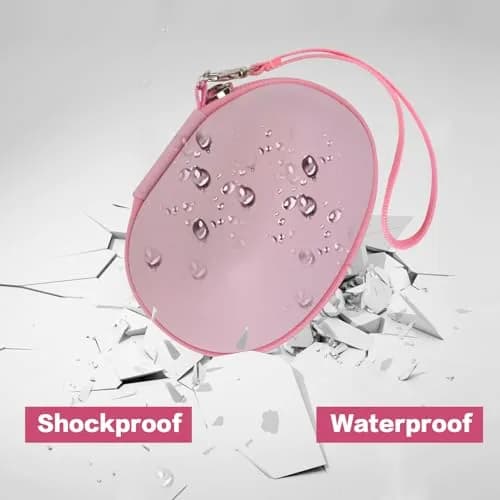 ANKHOH Pink Portable Electronic Device Cover for Logitech Lift Vertical Mouse | Travel & Storage thumbnail 5