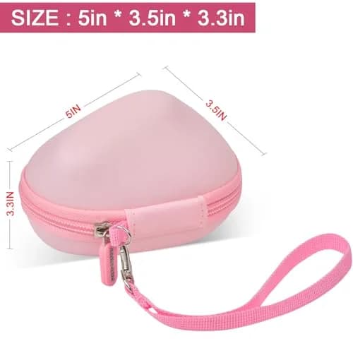 ANKHOH Pink Portable Electronic Device Cover for Logitech Lift Vertical Mouse | Travel & Storage thumbnail 6