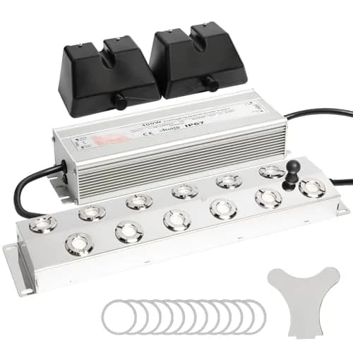 Toriexon Ultrasonic Mist Maker Fogger 12 Heads 9000ml/H | IP67 Waterproof, Stainless Steel, Outdoor Fogging thumbnail 1
