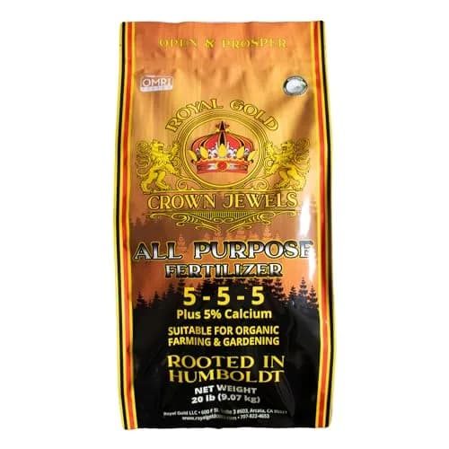 Royal Gold Organic All Purpose Fertilizer 20 lbs | OMRI & CDFA Certified for Organic Gardening thumbnail 1