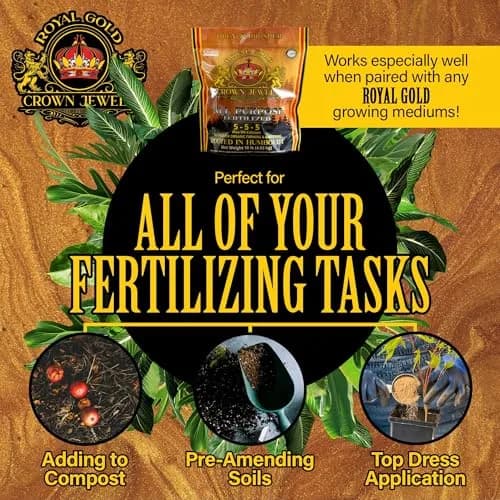 Royal Gold Organic All Purpose Fertilizer 20 lbs | OMRI & CDFA Certified for Organic Gardening thumbnail 3