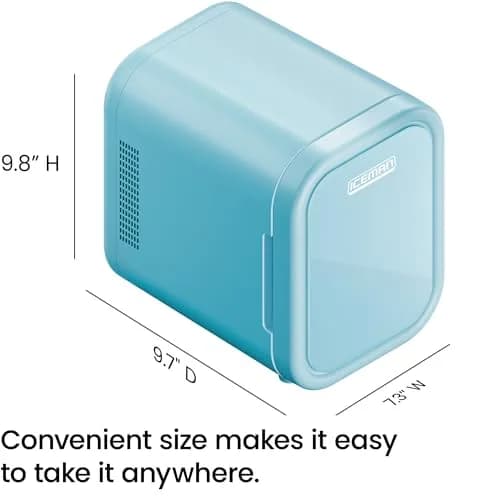 Iceman Portable Mini Fridge 4L | Fits 6 x 12 oz Cans, Cooler & Heater, Car & Office Use thumbnail 9