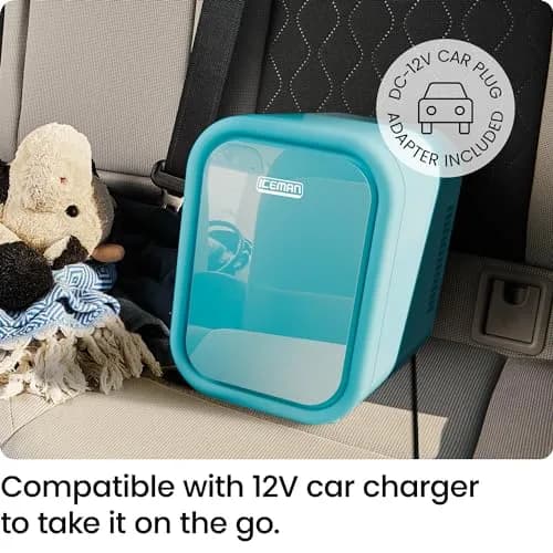 Iceman Portable Mini Fridge 4L | Fits 6 x 12 oz Cans, Cooler & Heater, Car & Office Use thumbnail 3