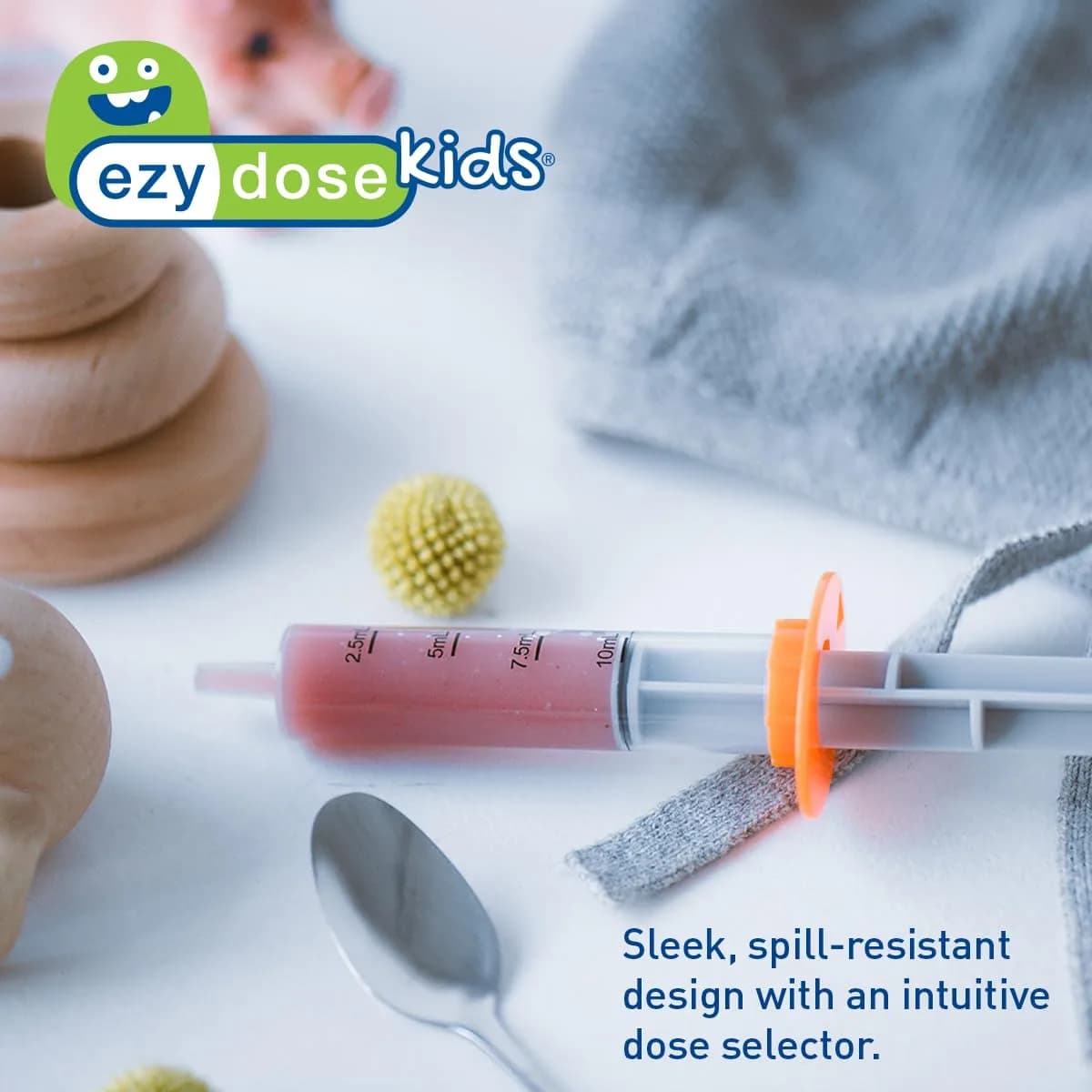 EZY DOSE Kids Baby Oral Syringe & Dispenser 10 mL (0.338 Fl Oz) | True Easy Design for Liquid Medicine - view 5