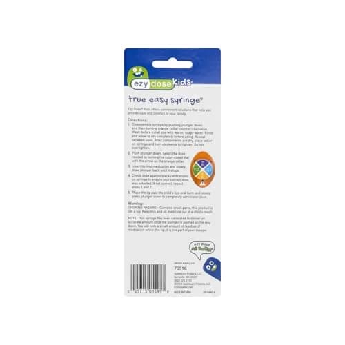 EZY DOSE Kids Baby Oral Syringe & Dispenser 10 mL (0.338 Fl Oz) | True Easy Design for Liquid Medicine thumbnail 6