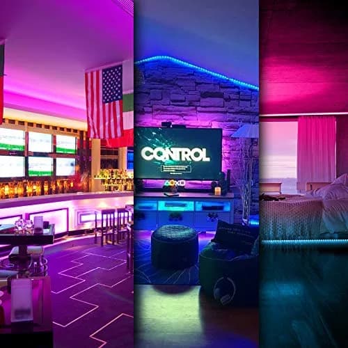 DAYBETTER RGB LED Strip Lights 30.48m (100ft) | Smart App & Remote Control for Bedroom Decor thumbnail 6