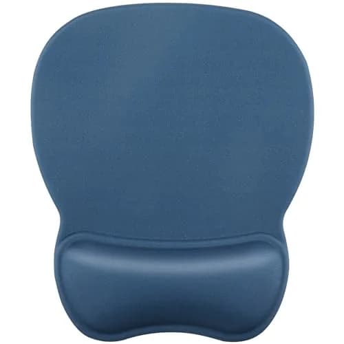 MROCO Ergonomic Mouse Pad with Gel Wrist Rest, 24cm x 20.5cm (9.4 x 8.1 in) | Smooth Lycra Surface & Non-Slip Base thumbnail 1