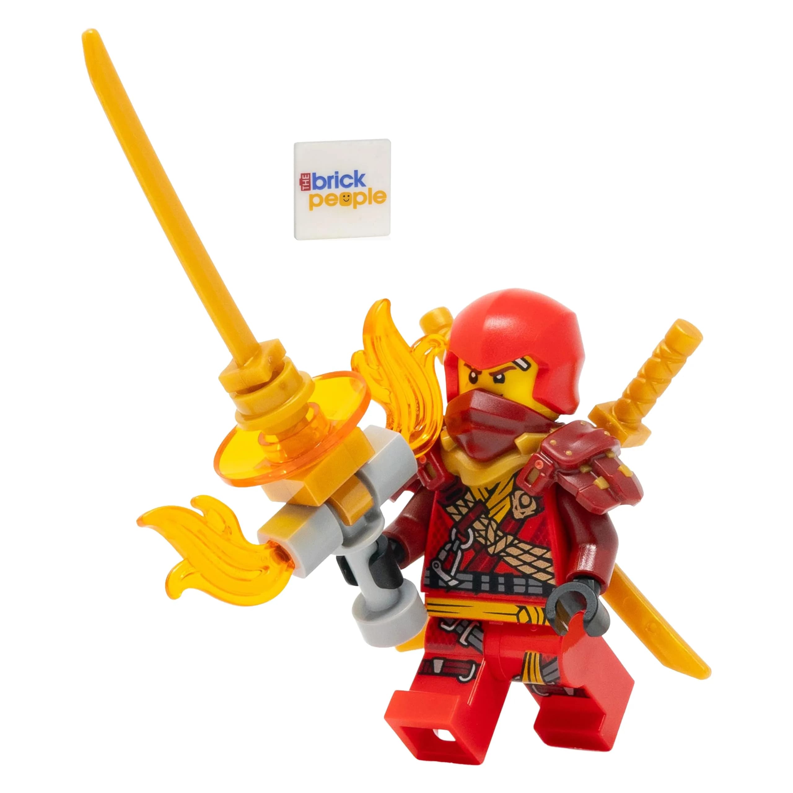 LEGO Ninjago Dragons Rising Season 2 Kai Climber Minifigure with Swords | ASTM-Tested Educational Toy Figure - main product image