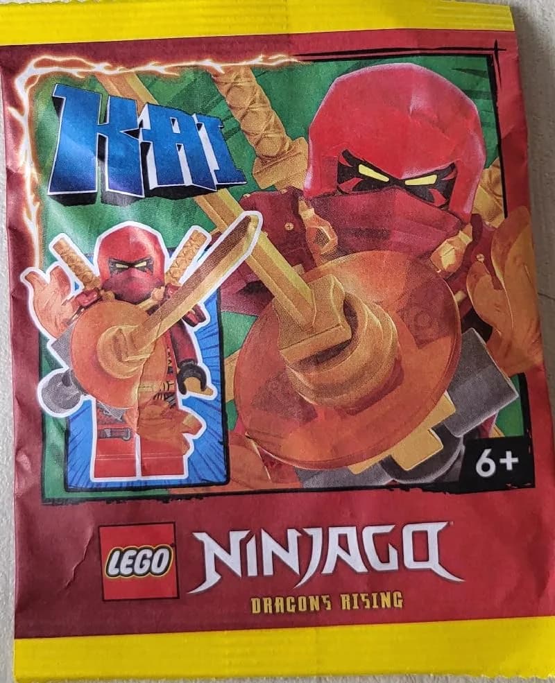 LEGO Ninjago Dragons Rising Season 2 Kai Climber Minifigure with Swords | ASTM-Tested Educational Toy Figure thumbnail 2