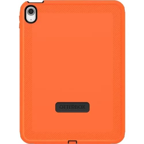 OtterBox Defender Series Case for iPad (A16) & iPad 10th Gen - Orange | Rugged Protection & Stand thumbnail 1